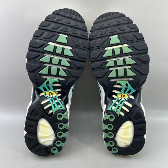 Nike Air Max Plus Tn Hyper Jade Shoes Men Size 11 White Running Comfort Sneakers - Picture 7 of 10